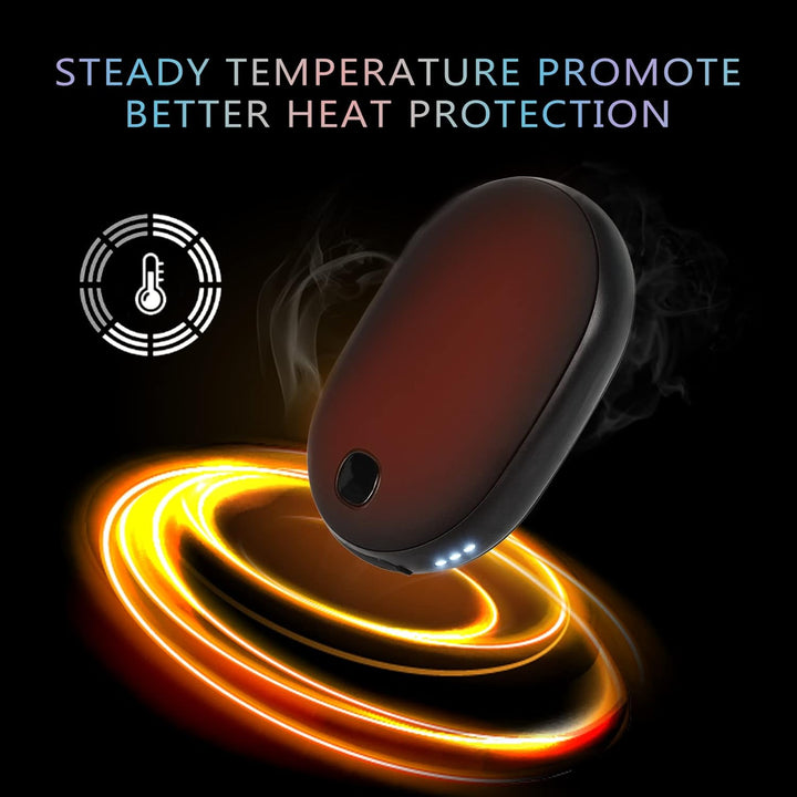 Hand Warmers Rechargetable, OHLGT 10000mAh Electric Hand Warmer Reusable, Portable Electric Hand Hea