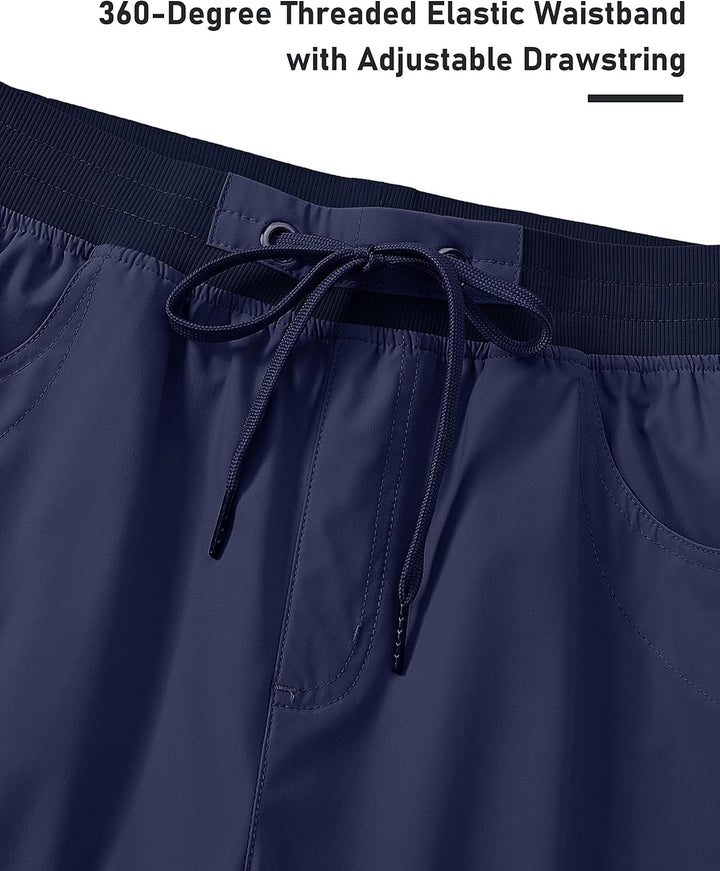 MoFiz Cargo-Caprihose für Damen, leicht, schnell trocknend, Caprihose für Damen, elegant, lässig, So