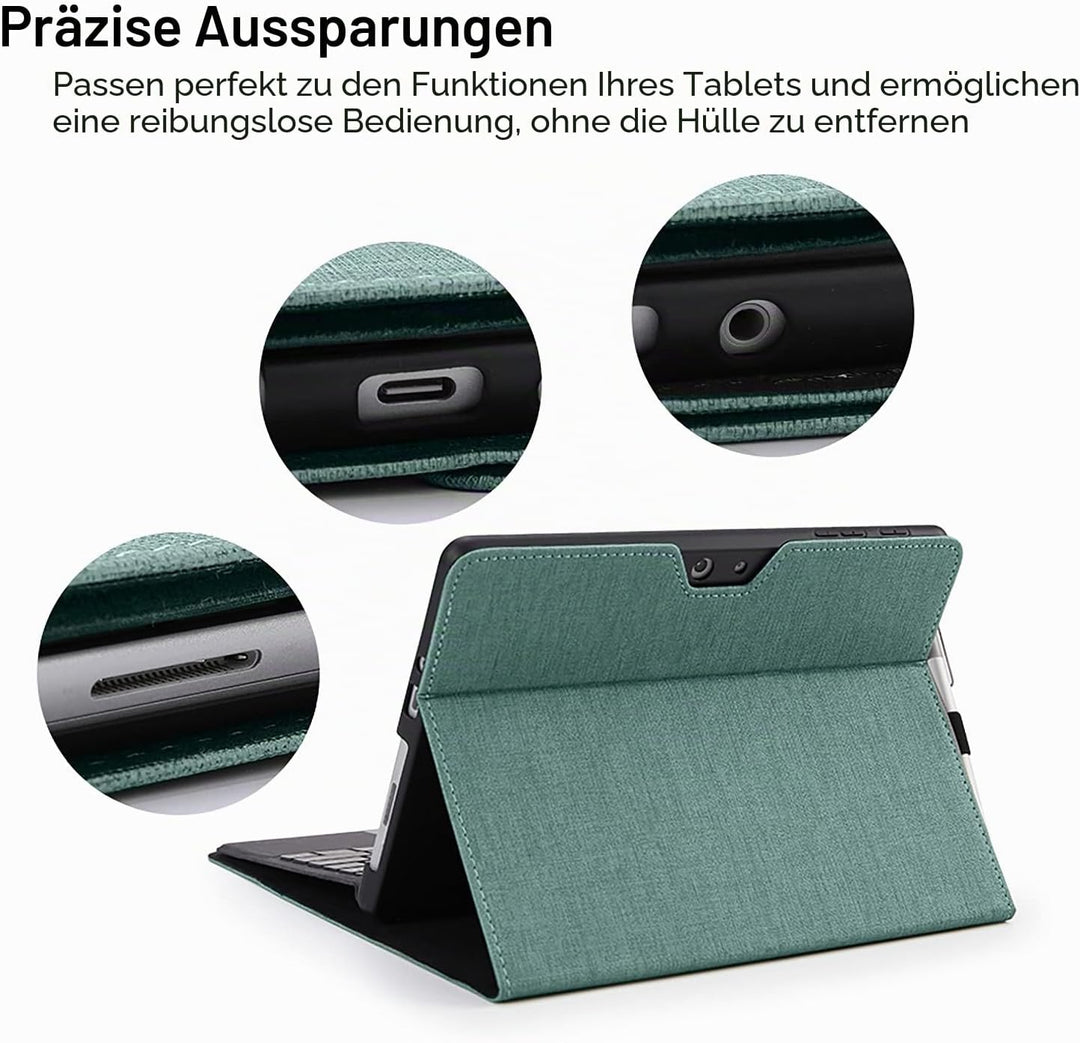 Omnpak Hülle für Microsoft Surface Go 4/Surface Go 3 2021/Surface Go 2 2020/Surface Go 2018,Business