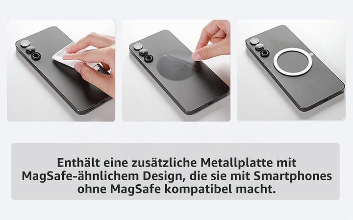 AYADA Magnet Handyhalterung Kompatibel mit Q2, MagSafe für iPhone 12/13/14/15, SUV Zubehör Accessori