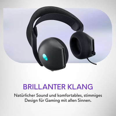 Alienware kabelgebundenes Gaming Headset - AW520H | Windows | Kopfhörer (USB) | Hi-Res Audio | Heads