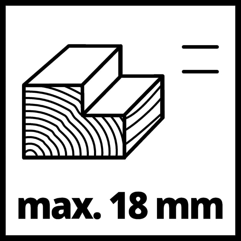 Einhell Elektrohobel TE-PL 900 (900 W, bis 3 mm Spantiefe, grosse Messerwelle, Fussplatte mit 3 V-Nu