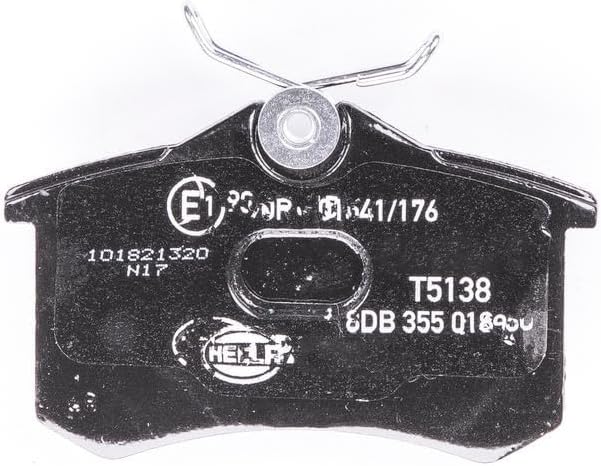 HELLA PAGID 8DB 355 018-601 Bremsbelagsatz - T5138 - Dicke/Stärke: 17.2mm - Bremssystem: Lucas - mit