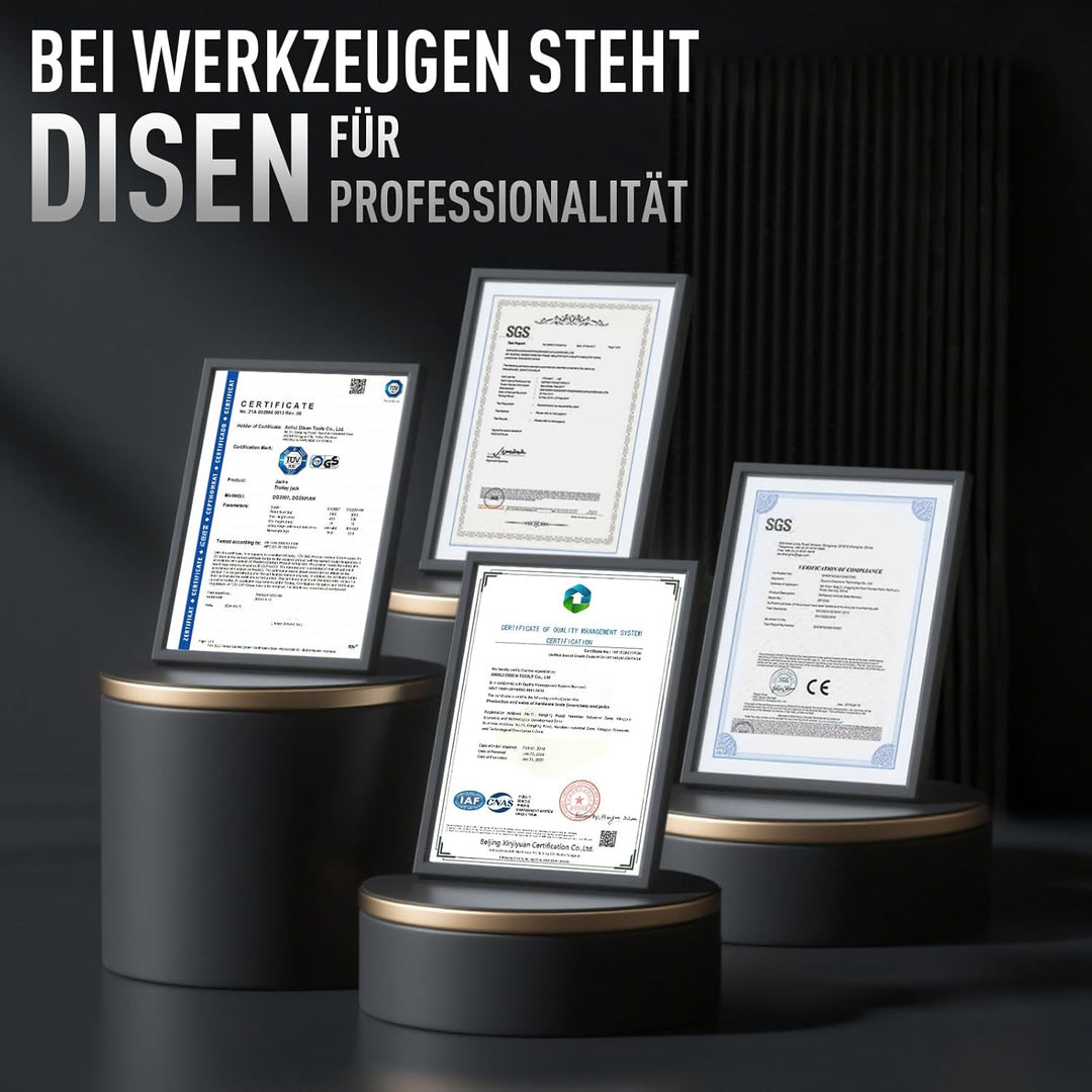 DISEN 22-teilig Innensechskant-Schlüssel-Set,13-tlg mit Kugelkopf, Innensechskant LANG, 1,27 bis 10