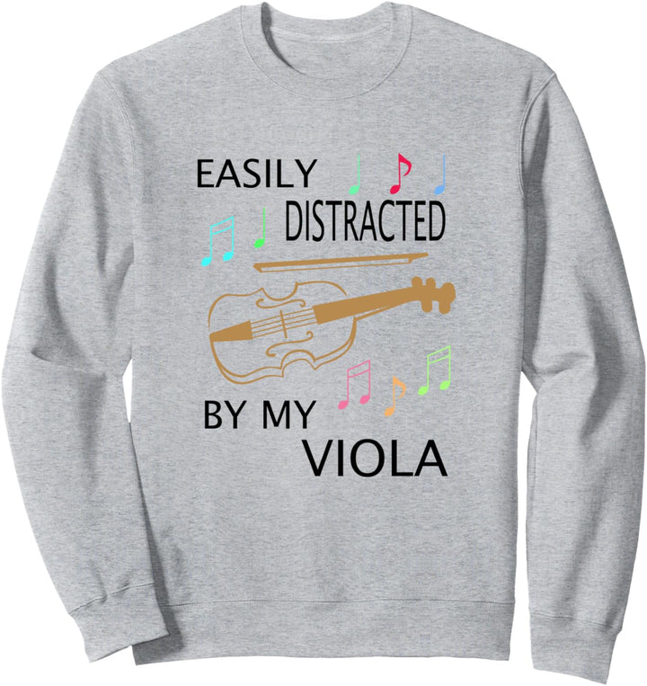 Bratschist Lustiger Spruch Bratsche Musiker Orchester Sweatshirt