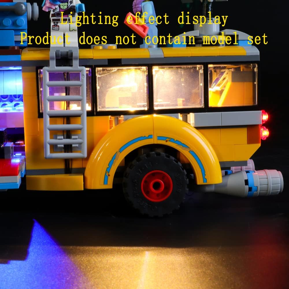 GEAMENT Licht-Set Kompatibel mit Lego Paranormaler Abfang-Bus 3000 (Paranormal Intercept Bus 3000) -