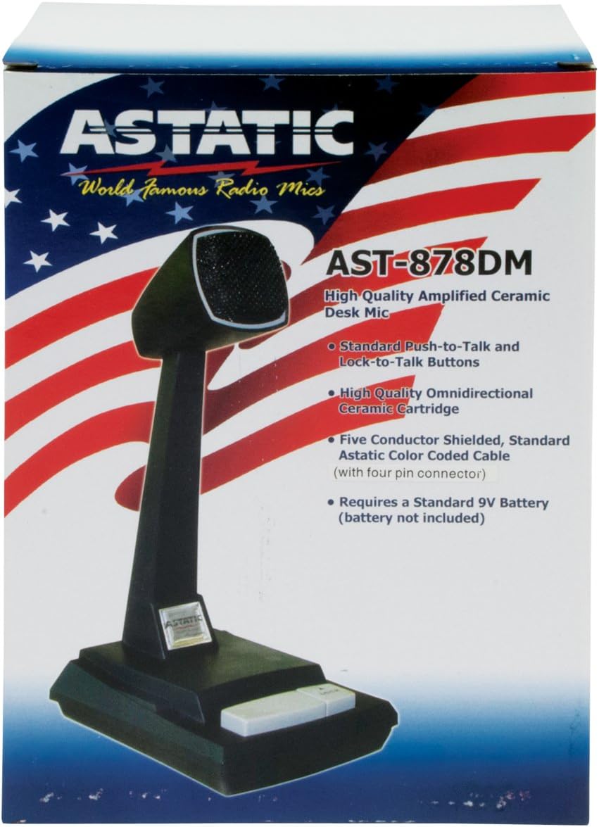 Astatic 302-AST878DM Cb Tischmikrofon