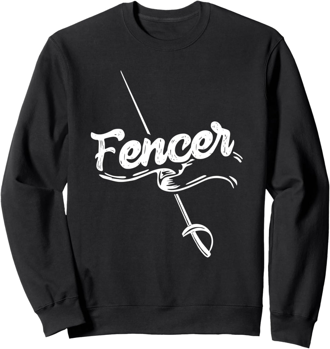 Fechter Degen Fechter Fechten Sport Sweatshirt