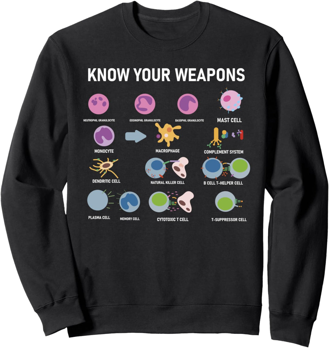 Biology Microbiology Science Cells Genes Biologist Lover Sweatshirt