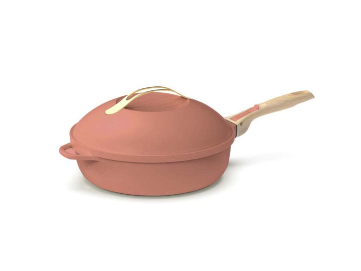 COOKUT - Die fabelhafte 8-in-1-Pfanne – ein einziges Utensil, das Pfanne, Topf, Schmortopf ersetzt –