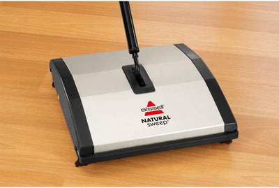 Bissell 92N0N Natural Sweep Kehrer, für Hartböden und Teppiche, kabellos, benötigt keinen Strom Nur