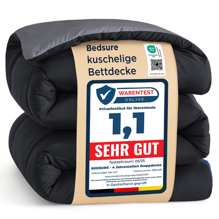 BEDSURE Bettdecke Ohne Bezug 135x200 - Bettdecke 135x200 für Allergiker, Warm &amp; Gemütlich Ganzjahres