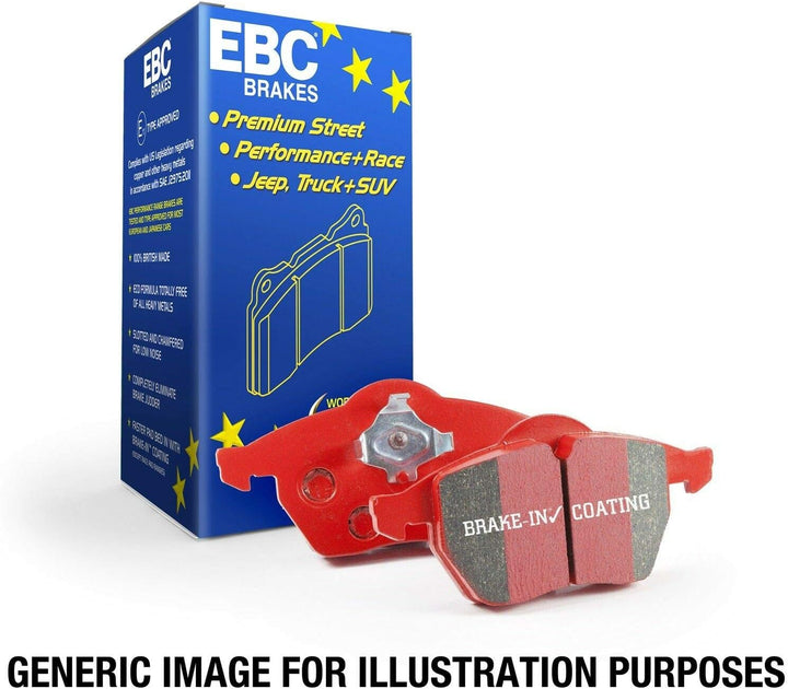 EBC Brakes DP31588C Redstuff Keramik-Bremsbelag mit niedrigem Staub.