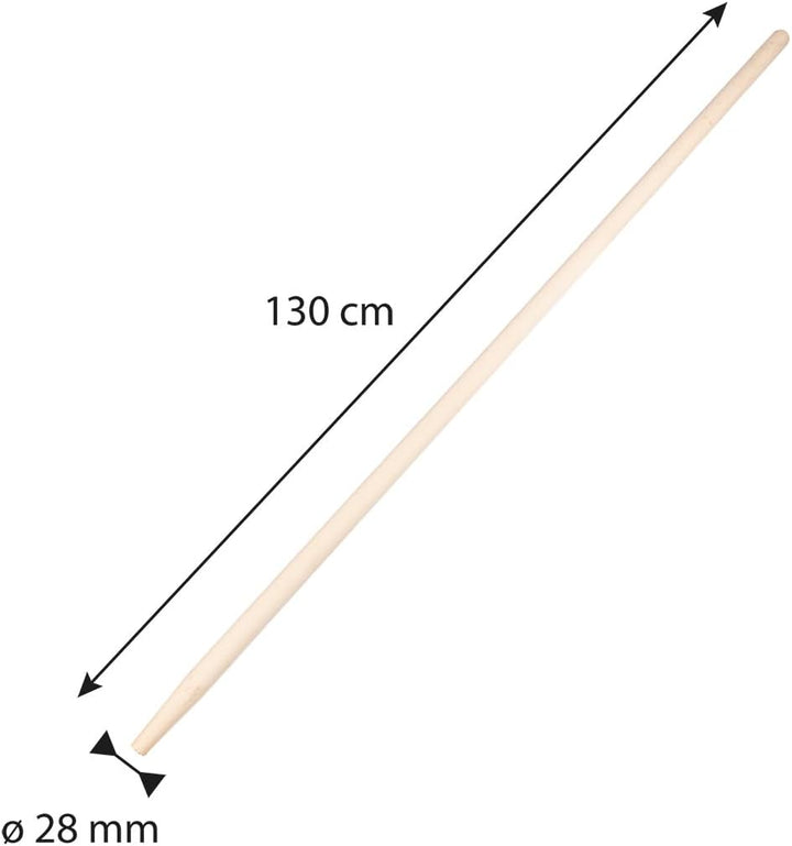 VERTO Ersatzstiel Stiel aus Buchenholz - Holzstiel/Ersatzstiel/Eschenstiel/Schaufelstiel/Garten – Du