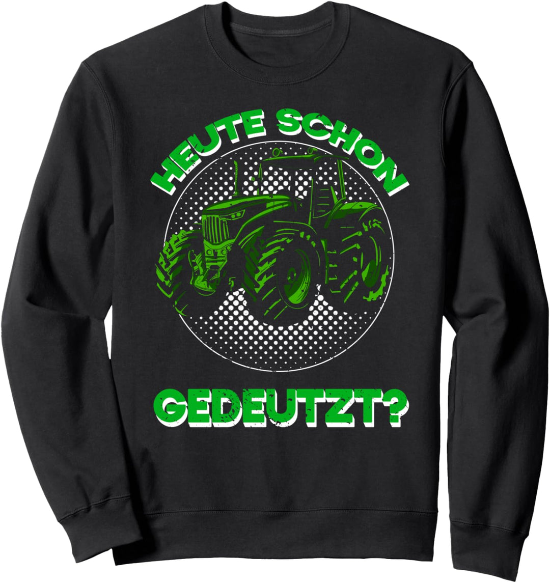 Gedeutzt Deutz Traktor Trecker Bauer Landwirt Deutzen Sweatshirt