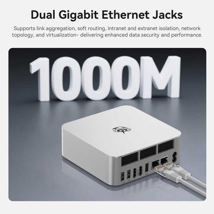 Beelink EQi13 Pro Mini PC, Intel Core i7-13620H 10C/16T, bis zu 4,9 GHz, 32GB DDR4 500GB PCIe4.0 SSD