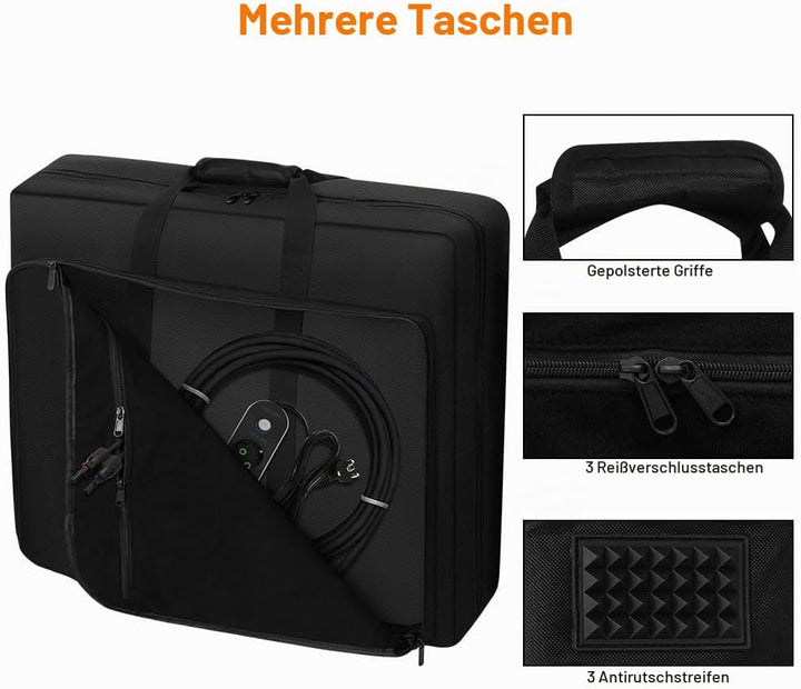 Aufbewahrungstasche für Solarpanel, Solarpanel Tasche Kompatibel mit Jackery SolarSaga 100W 100X 200