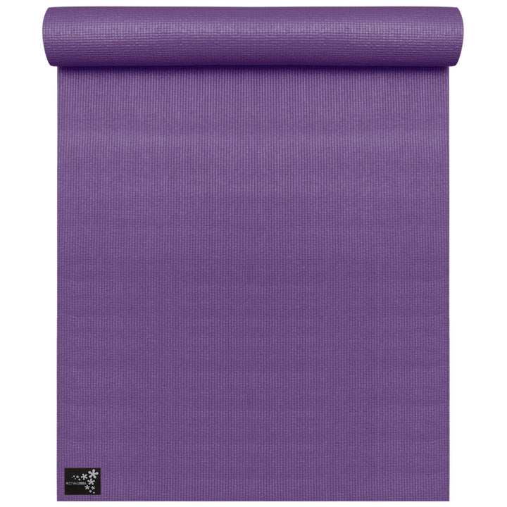 Yogistar Yogamatte Plus - rutschfest und extra lang - 8 Farben Aubergine