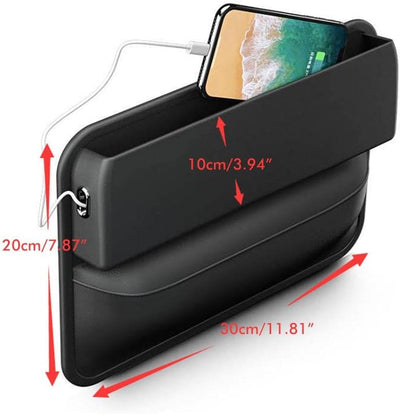 Autositz-Organizer, 20 * 30 Cm PUS Auto Console Side Storage Box