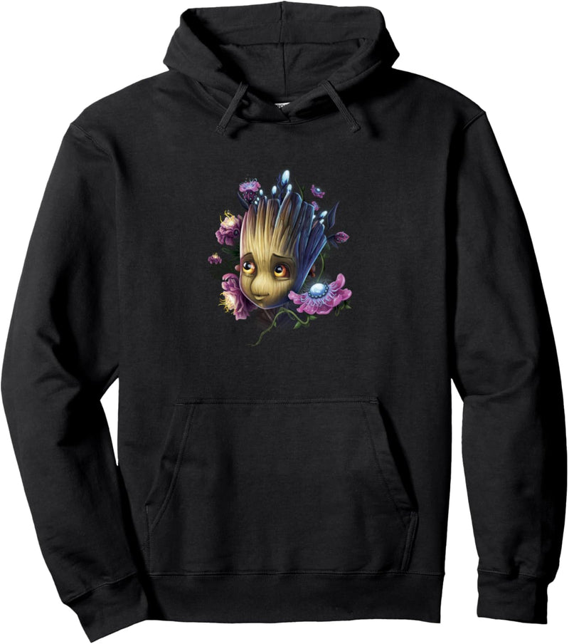 Marvel Guardians Of The Galaxy Groot Flowers Pullover Hoodie