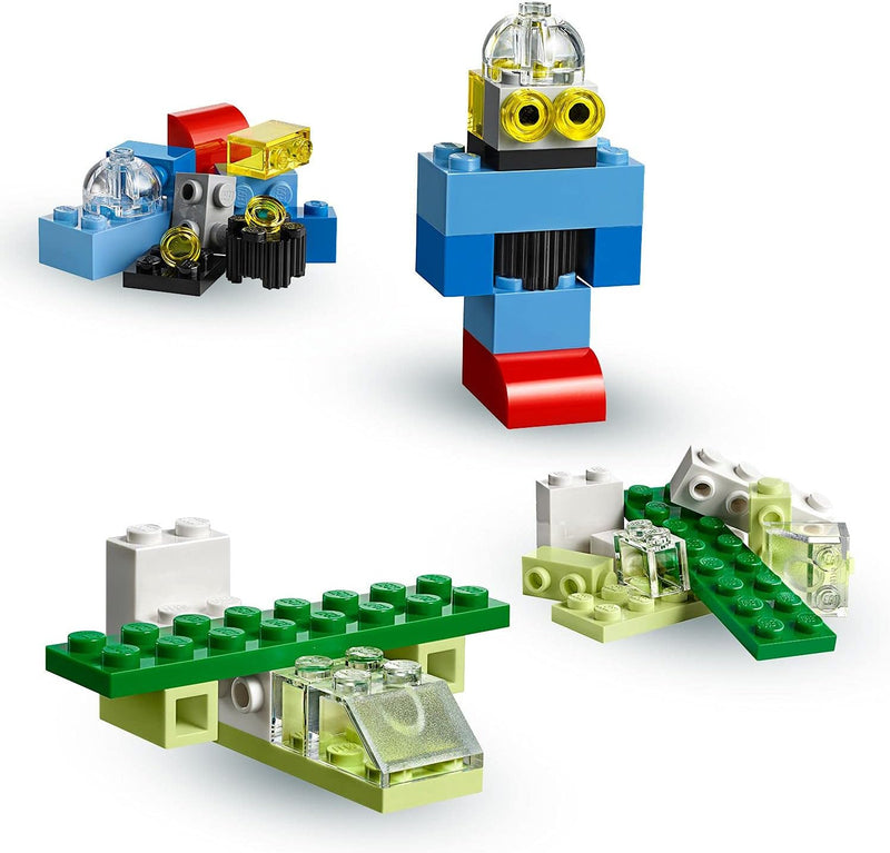 LEGO 10713 Classic Bausteine Starterkoffer & 11017 Classic Kreative Monster Kreativ-Set Steinen, Box