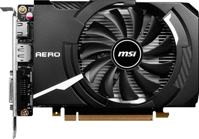 MSI GeForce GTX 1630 AERO ITX 4G OC Grafikkarte - NVIDIA GTX 1630, 4GB GDDR6 Speicher, 64-bit, 12 Gb