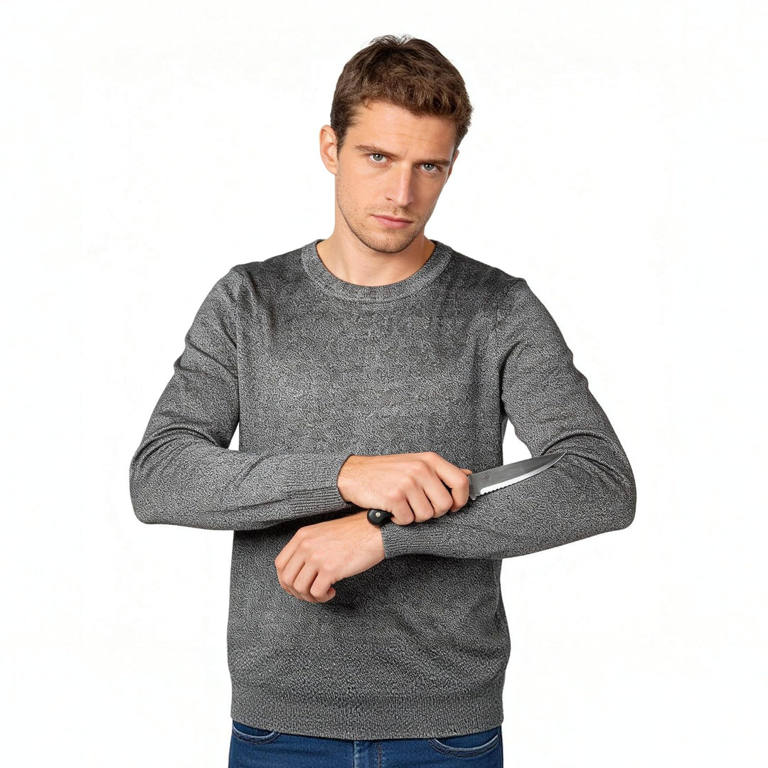 Schnittfestes Hemd, Anti-Schlitz-Kleidung, Schutzpullover Der Stufe 5, Rundhals-Langarm-Arbeitsschut