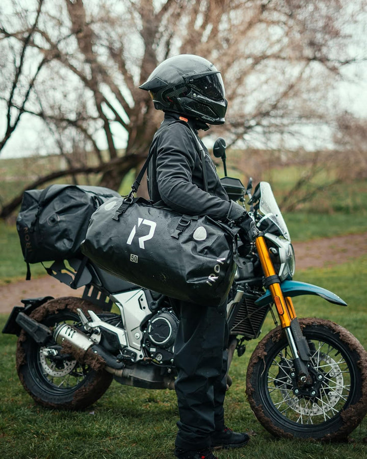 IRON JIA'S Motorradtasche Gepäckrolle wasserdichte Hecktasche Satteltasche Reisetasche mit rollversi