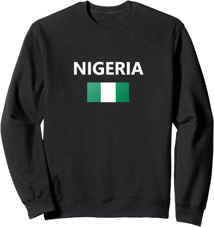 Nigeria Flagge Land Sweatshirt