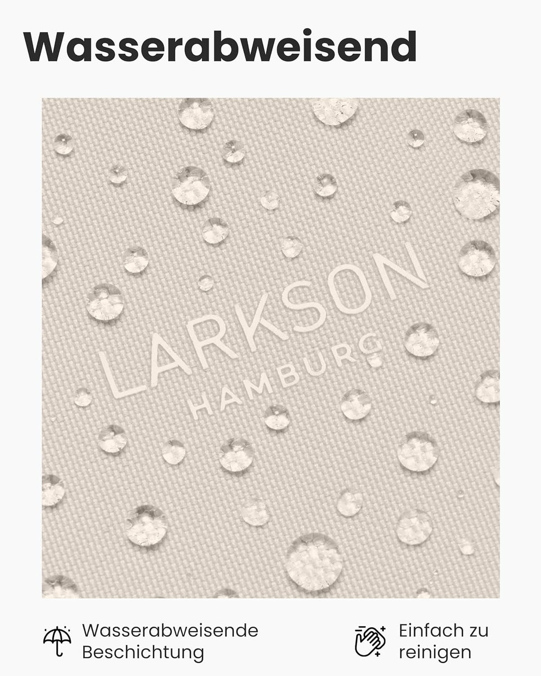 LARKSON Half Moon Bag Hundetasche Beige - Fiete - Umhängetasche für Gassi Gehen - Leckerlitasche mit
