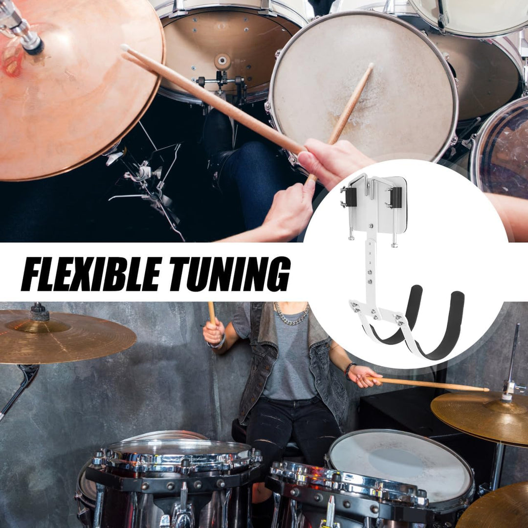 MILISTEN Snaredrum Carrier Adjustable Snare Drum Shoulder Strap Harness Backing Frame Percussion Ins