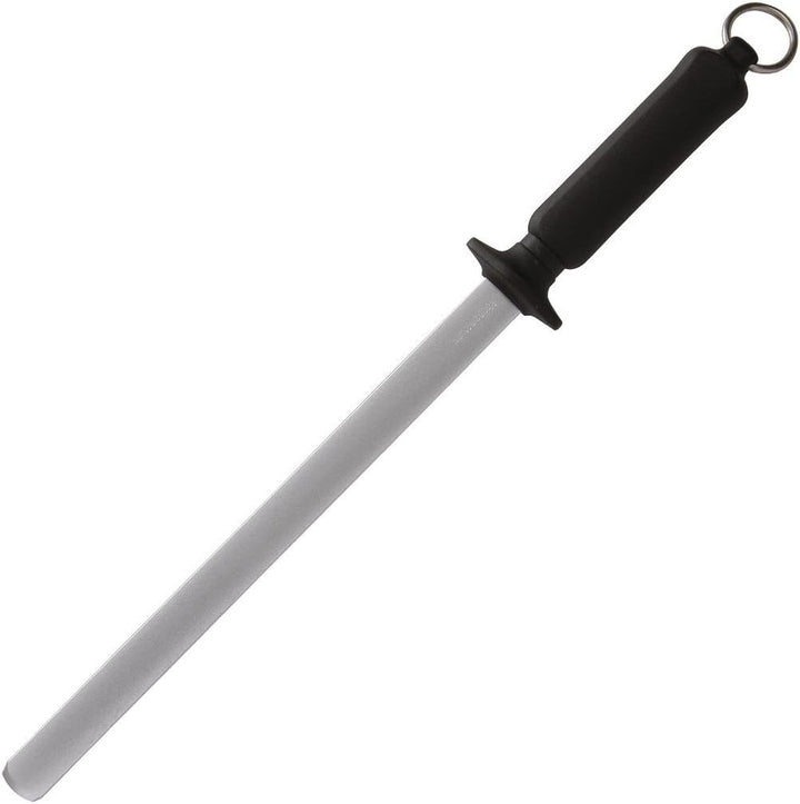 Victorinox Abziehstahl, Ovaler Wetzstahl zum Schärfen von Küchenmessern, 26 cm, Diamantbeschichtet,