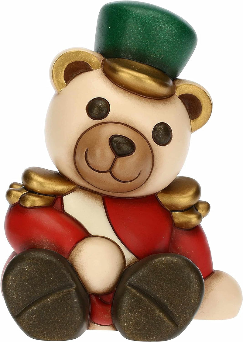 THUN - Weihnachten 2022 - Nussknacker Teddy aus Keramik von Hand verziert - Weihnachtsgeschenkidee 2