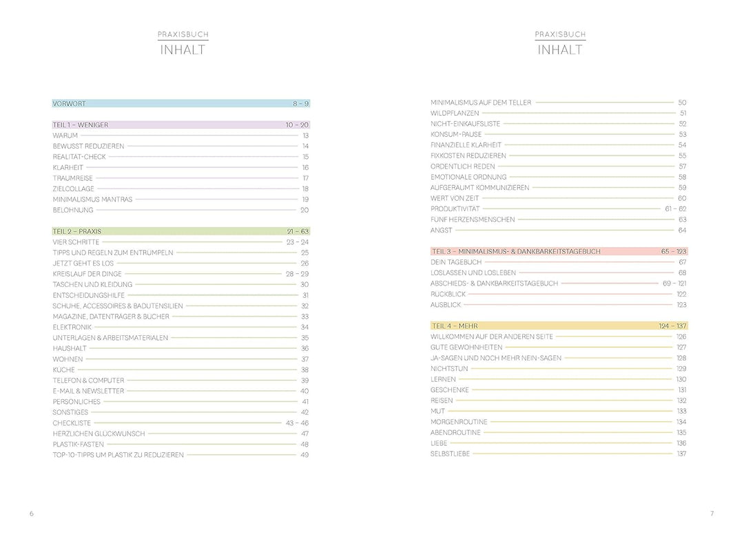 Einfach leben – Der Praxis-Coach: Mit Minimalismus den Alltag organisieren. Praxisbuch zum Guide für