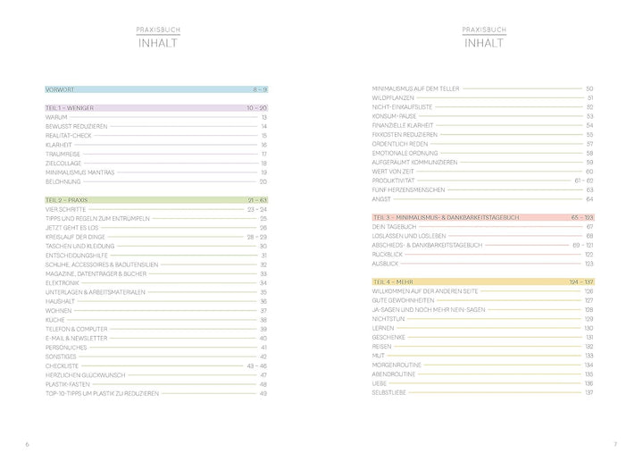 Einfach leben – Der Praxis-Coach: Mit Minimalismus den Alltag organisieren. Praxisbuch zum Guide für