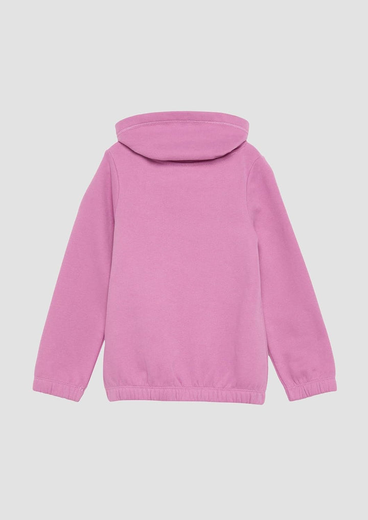 s.Oliver Wärmendes Sweatshirt mit Schalkragen und Glitzer-Artwork 92-98 4446_pink, 92-98 4446_pink