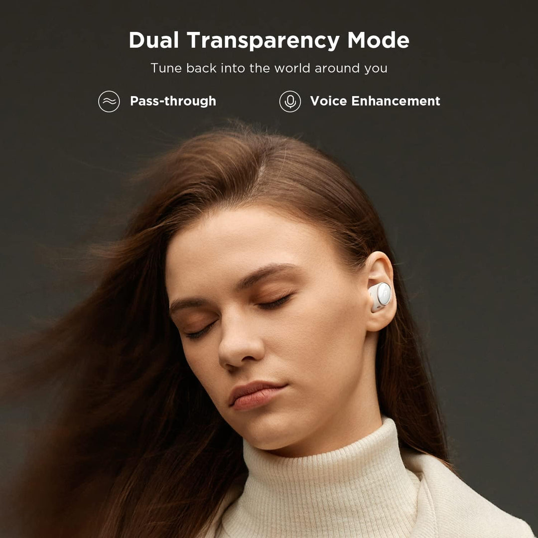 1MORE EVO Bluetooth 5.2 Kopfhörer Kabellos, Active Noise Cancelling Kopfhörer (42dB), Audiophile Ohr