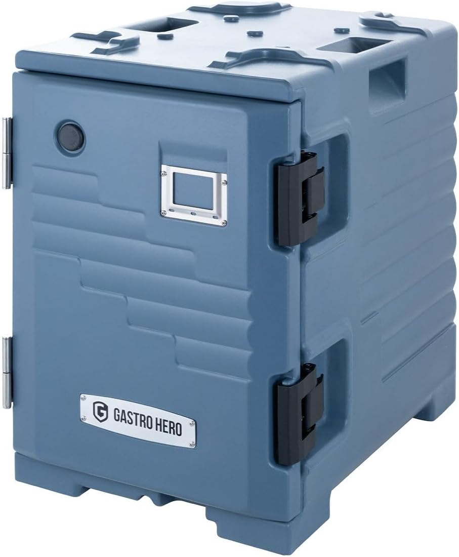 GastroHero Thermobox THBE90 | GN 1/1 Behälter | 90 Liter | Frontlader | isolierte Speisentransportbo