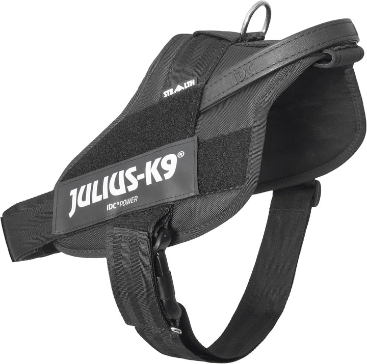 Julius-K9, 16STEALTH-P-3, IDC Stealth Powergeschirr, Grösse: 2XL/3, schwarz schwarz 2XL / 3, schwarz