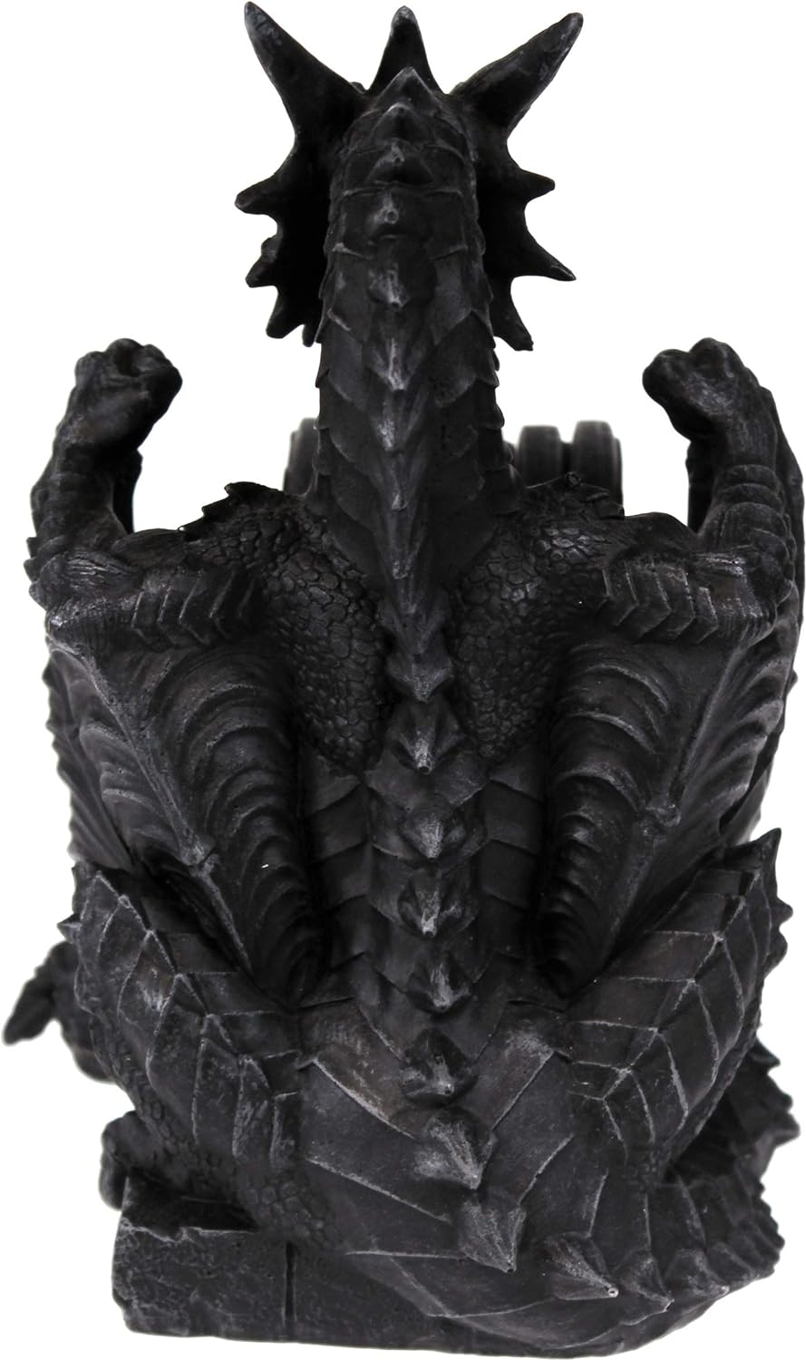 Nemesis Now Dragons Lair Untersetzer-Set, 22 cm, Schwarz