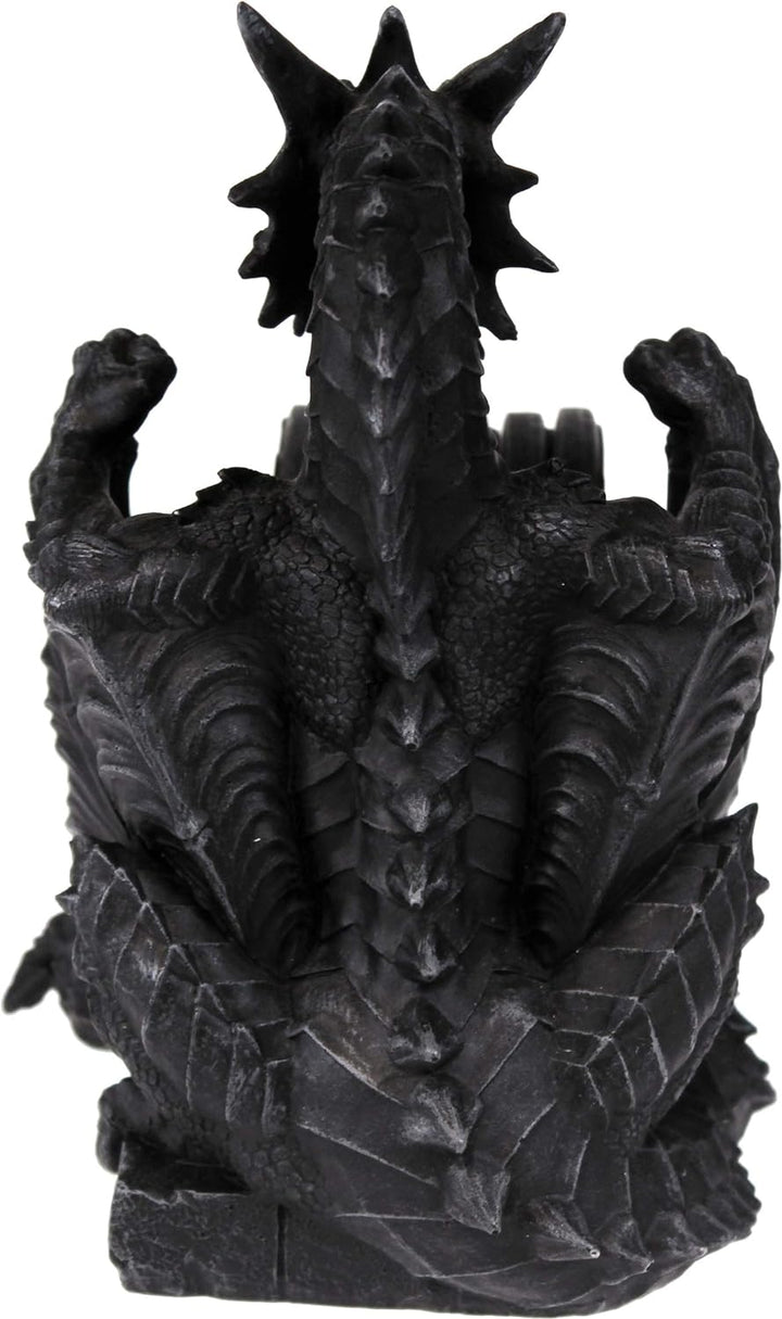 Nemesis Now Dragons Lair Untersetzer-Set, 22 cm, Schwarz