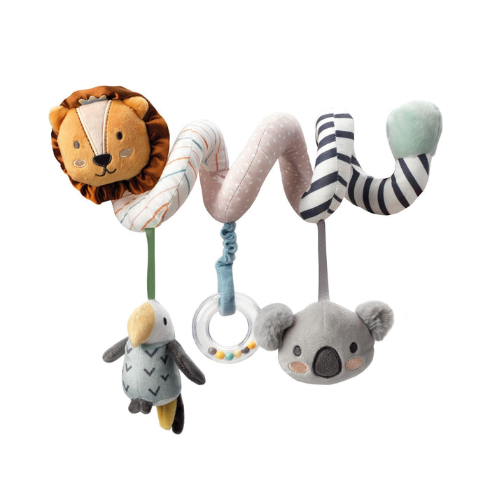Nuby - Animal Adventure Spirale - Kinderwagenkette -Spiralspielzeug - Buggy-Spielzeug - Kinderwagen