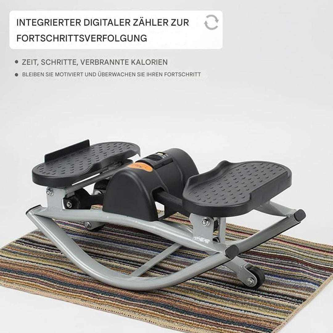 Rock Stepper Trainingsgerät, Fitnessgerät, leises tragbares Seitensteppergerät | Für Zuhause, Wohnun