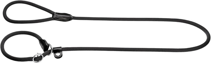 HUNTER FREESTYLE Retriever-Leine, mit integrierter Halsung, witterungsbeständig, 1,0 x 170 cm, schwa