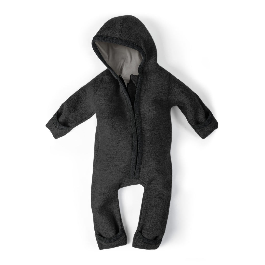 Ehrenkind® WALKOVERALL | Baby Wollwalk-Overalls aus Natur Schurwolle mit Reissverschluss | Walk Woll