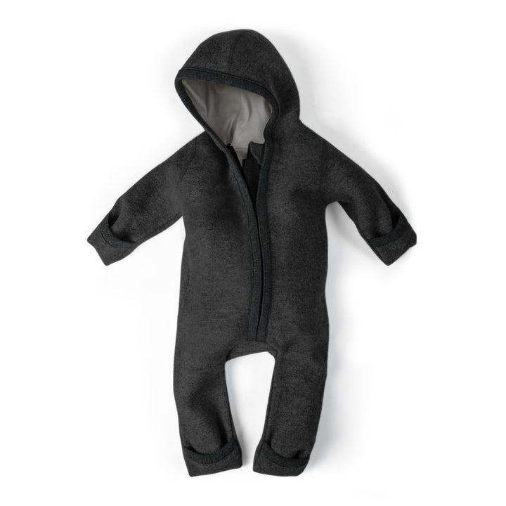 Ehrenkind® WALKOVERALL | Baby Wollwalk-Overalls aus Natur Schurwolle mit Reissverschluss | Walk Woll