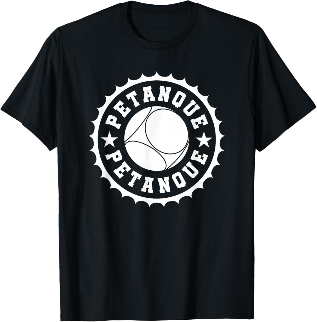 Boule Petanque Logo Boulekugel Boulespieler T-Shirt