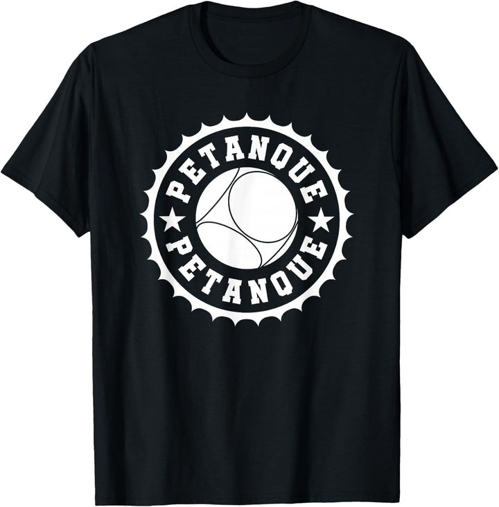 Boule Petanque Logo Boulekugel Boulespieler T-Shirt