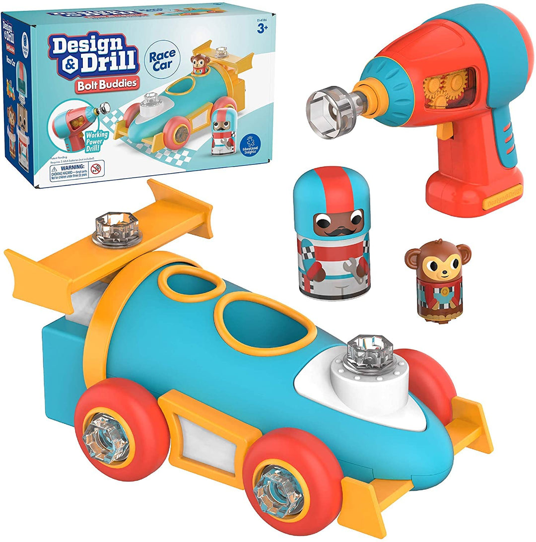 Learning Resources Design u. Drill Schrauberkumpel – Rennwagen, Rennwagen