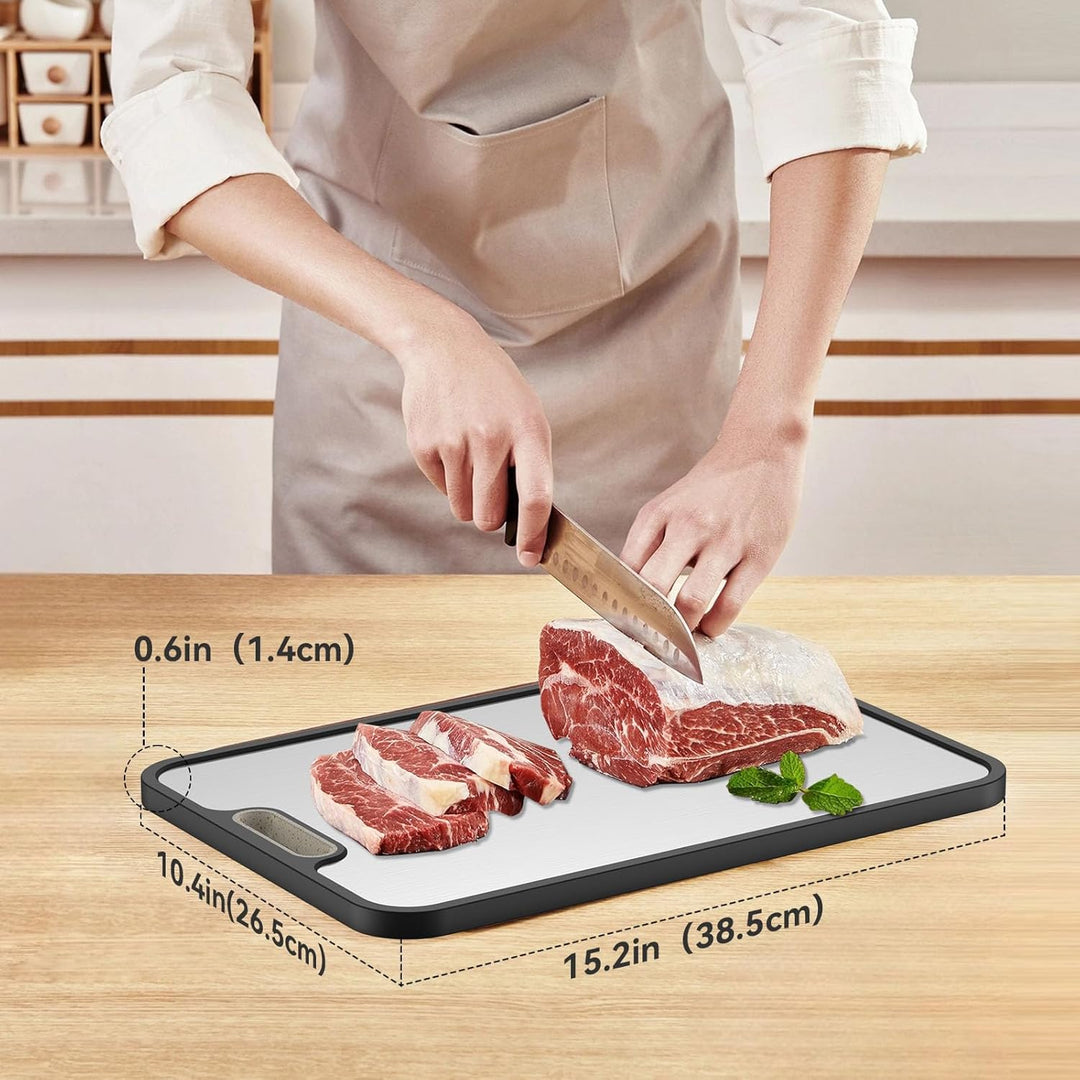 Titan Schneidebrett, reines Schneidebrett Titan, Titanium Cutting Board grosse Grösse, Schneidebrett